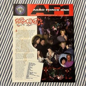 Aero Force One Aerosmith Fan Club Newsletter Volume 11, Issue 4